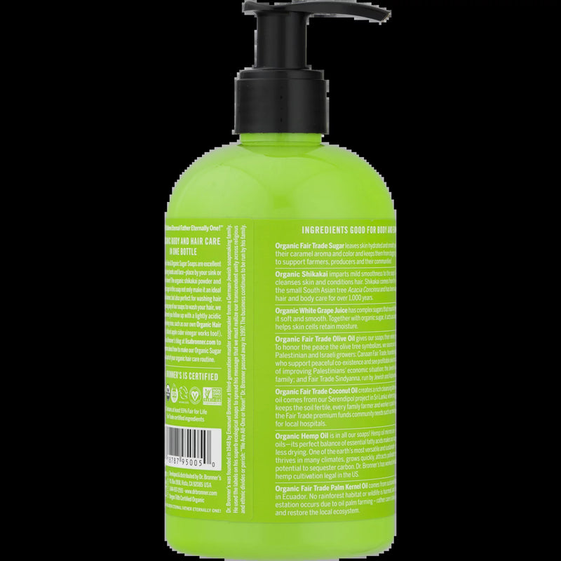 Lemongrass Lime Sugar Pump Soap - 12 Oz