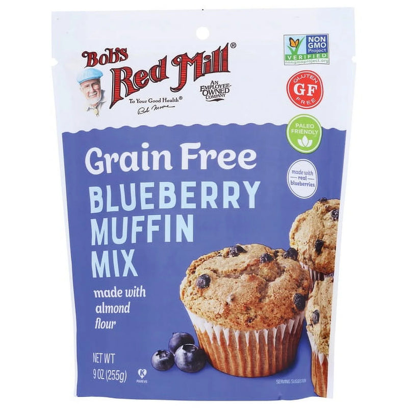 , Grain Free, Gluten Free, Blueberry Muffin Mix, 9 Oz