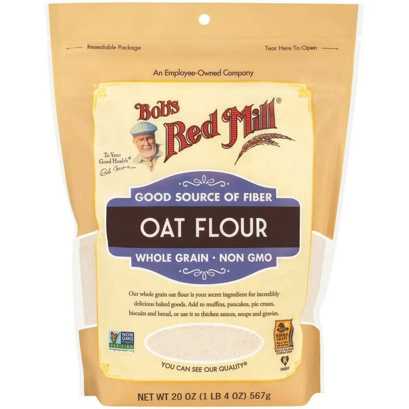 Whole Grain Oat Flour, 20 Oz