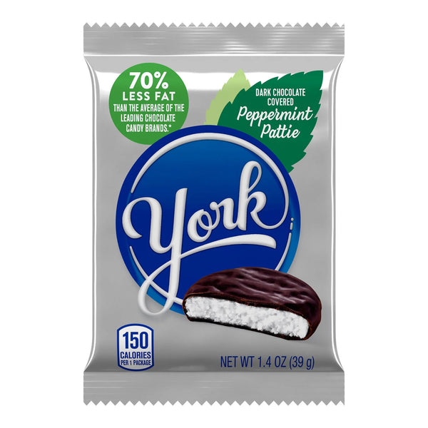 Dark Chocolate Peppermint Patties Candy, Pack 1.4 Oz