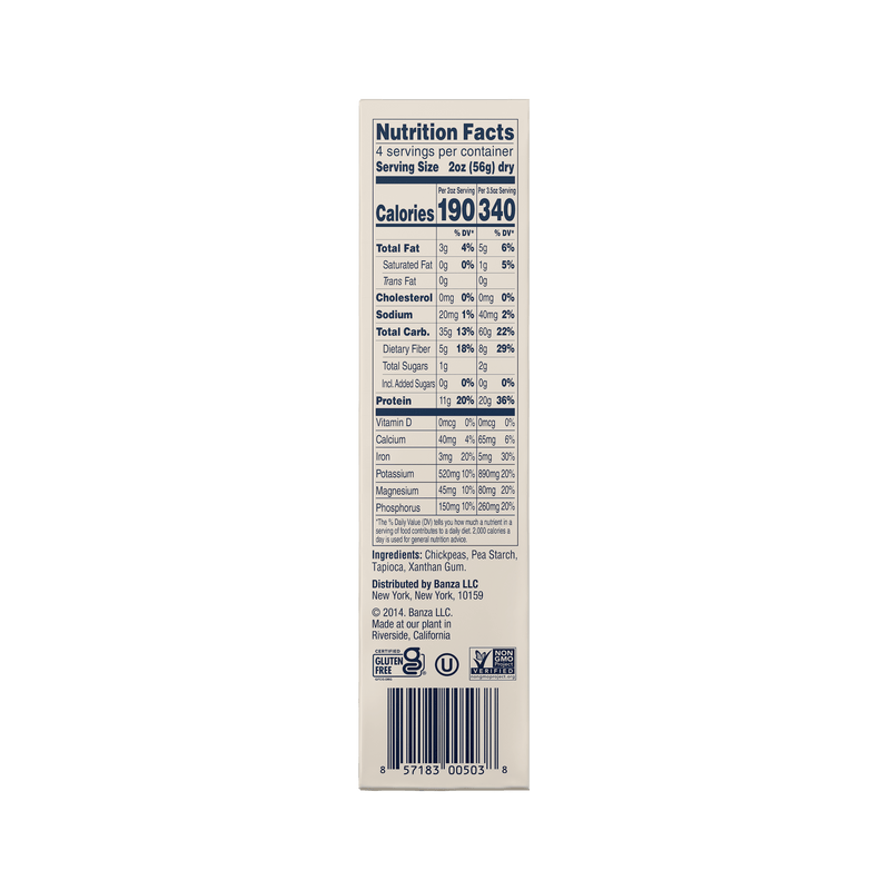 Shells Pasta - Gluten Free, High Protein, and Lower Carb Shelf-Stable Pasta, 8Oz