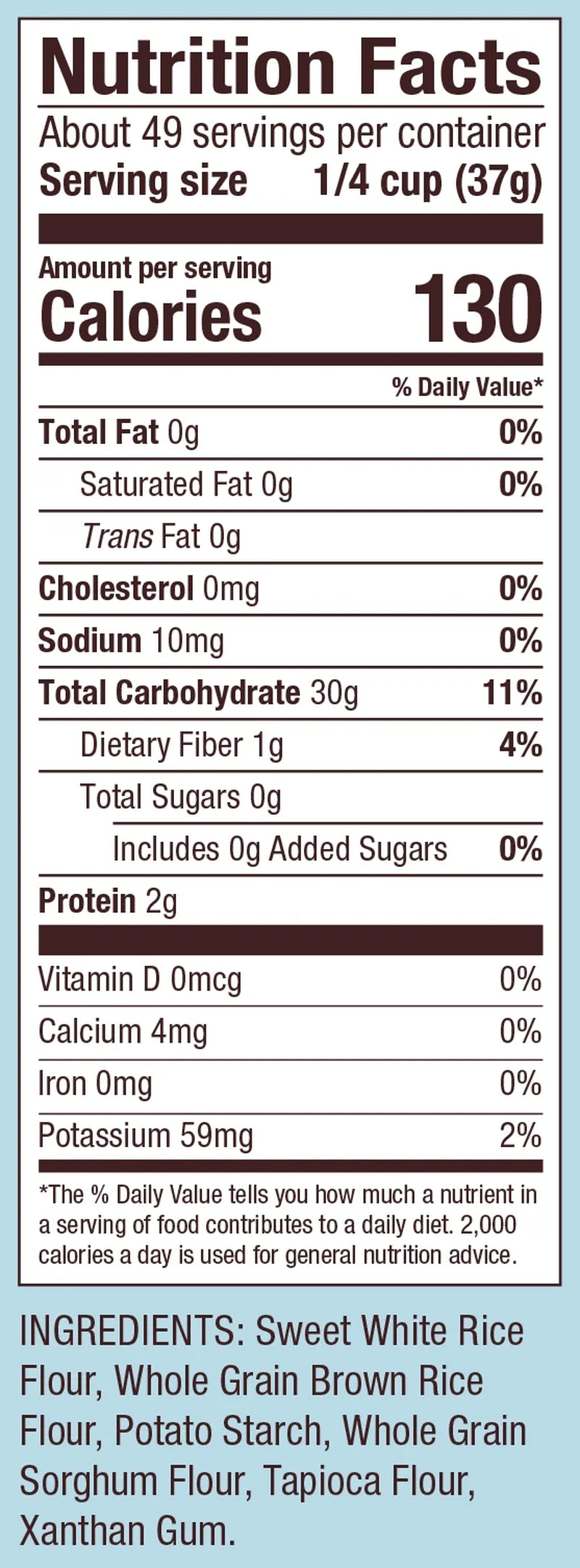 , Gluten Free 1-To-1 Baking Flour, 64 Oz