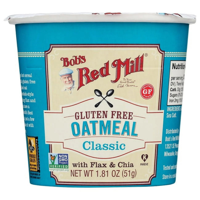 , Oatmeal, Gluten Free, Classic, 1.81 Oz Cup