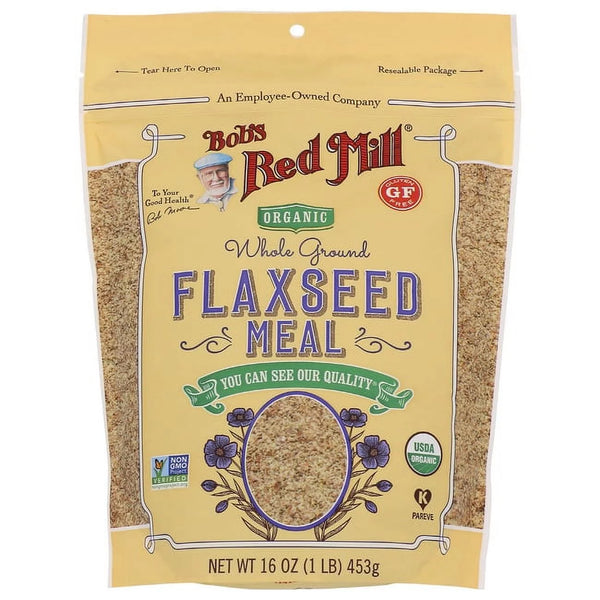 Organic Brown Flaxseed Meal, 16 Oz