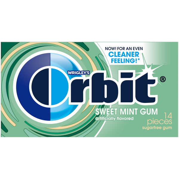 Gum Sweet Mint Sugar Free Chewing Gum, Single Pack - 14 Piece