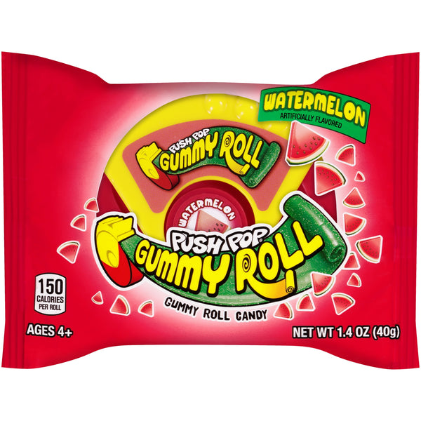 Gummy Roll Candy, Assorted Flavors, Regular Size, 1.4Oz, 1 Count