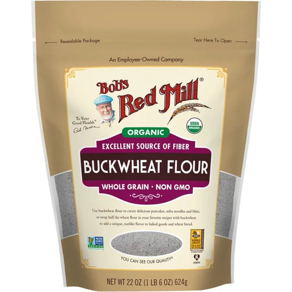 Organic Buckwheat Flour, 22 Oz