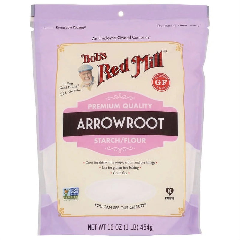 Gluten Free Arrowroot Starch Flour, 16 Oz